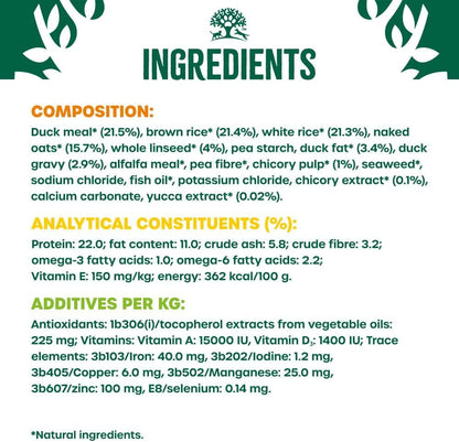 James Wellbeloved Adult Duck & Rice Dog Food 15kg