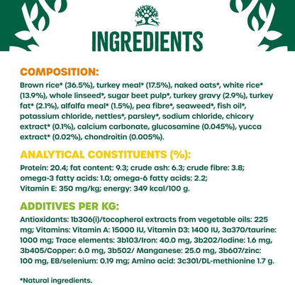 James Wellbeloved Senior Turkey & Rice Dog Food 15kg