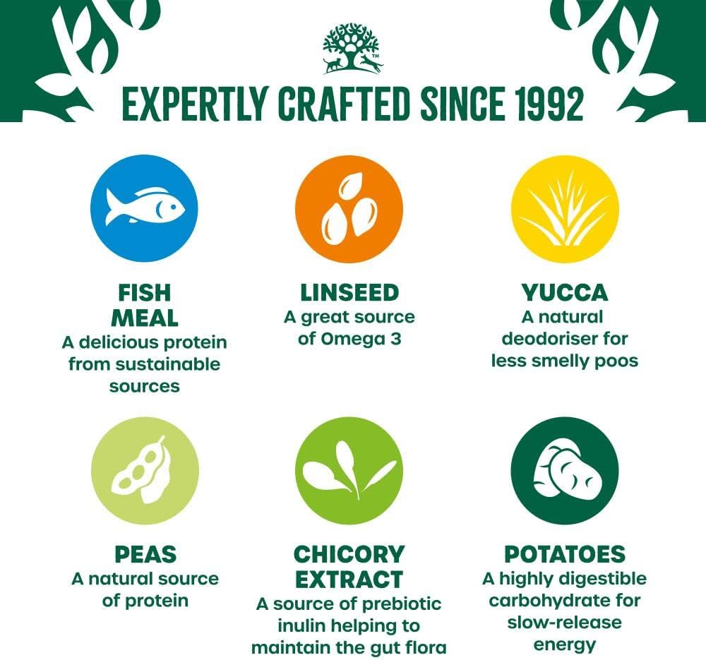 James Wellbeloved Grain Free Adult Fish & Vegetable Dog Food 10kg