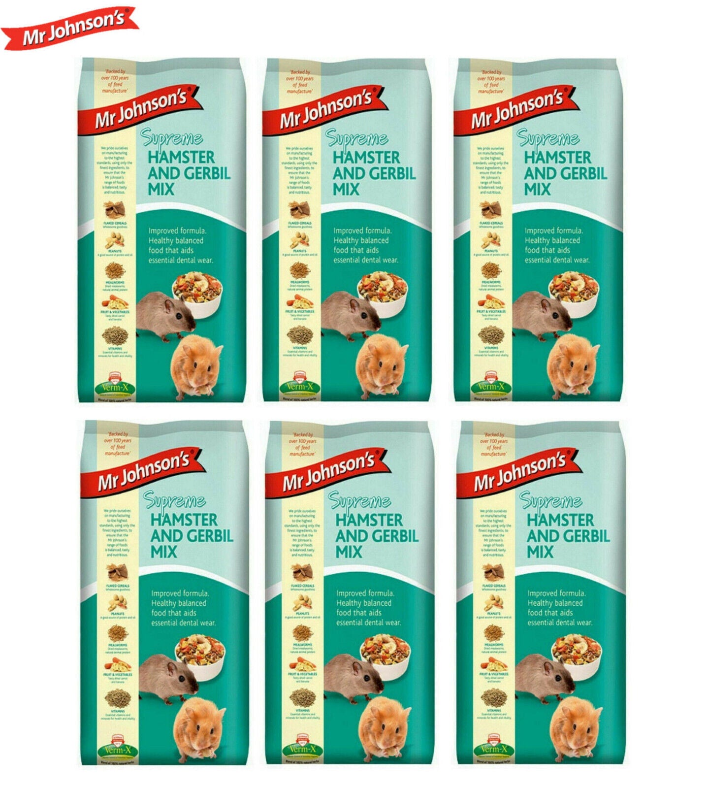 Mr Johnson's Supreme Hamster & Gerbil Mix 900g