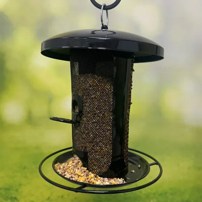 Henry Bell Black Heavy Duty Dual Seed & Peanut Feeder