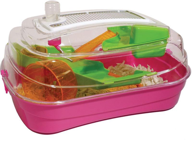 Abode Hot Pink Hamster Cage