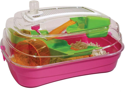 Abode Hot Pink Hamster Cage