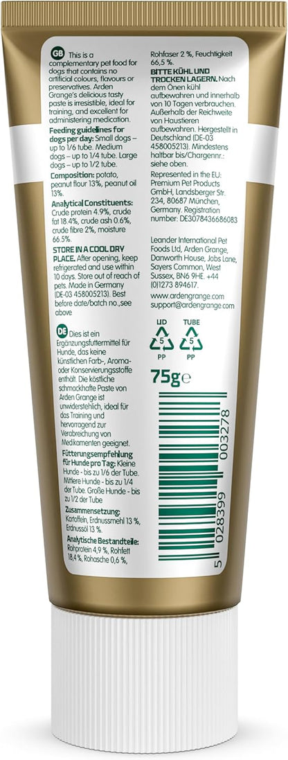 Arden Grange Peanut Butter Dog Treat Paste