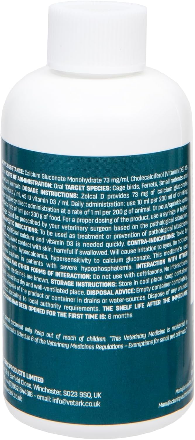 Vetark Zolcal D 120ml