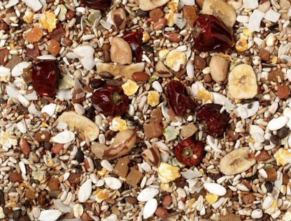 Johnston & Jeff Low Sunflower Seed Mix For African Greys With Scoop 4kg Tub