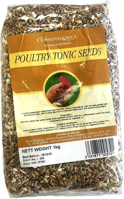 Johnston & Jeff Poultry Tonic Seeds 1kg