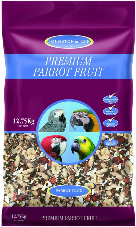 Johnston & Jeff Parrot Fruit Mix 12.5kg