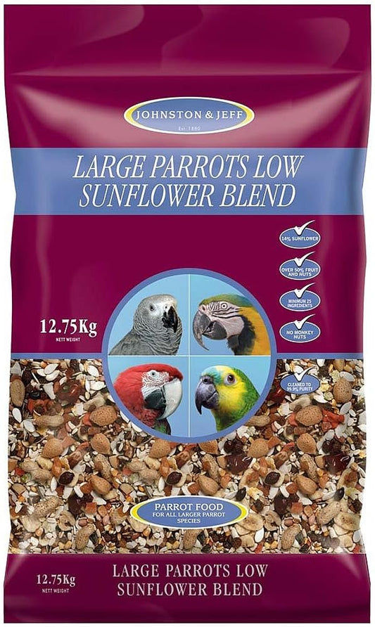 Johnston & Jeff Low Sunflower Large Parrot Mix 12.75kg