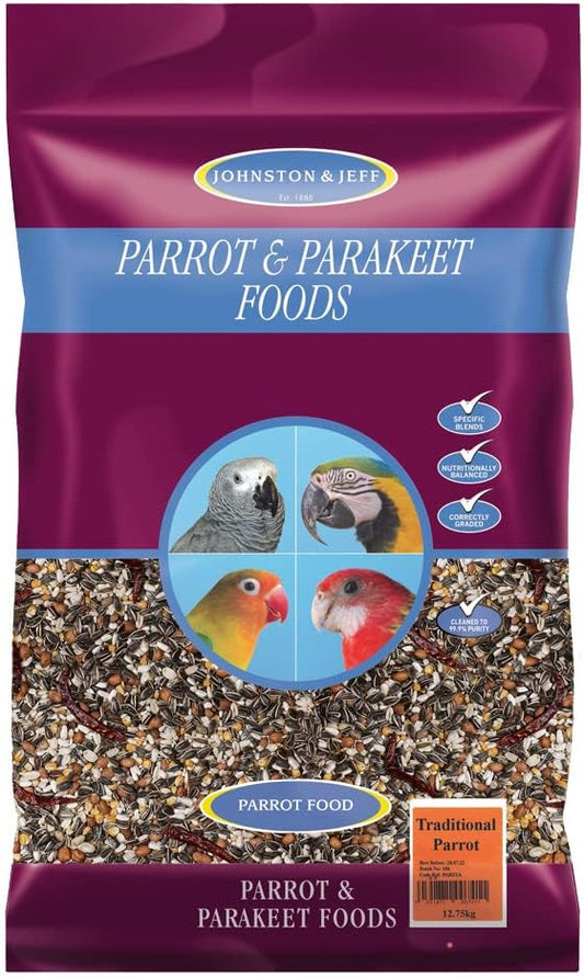 Johnston & Jeff Traditional Parrot Mix 12.75kg