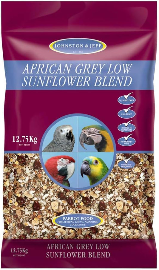 Johnston & Jeff Low Sunflower African Grey 12.75kg