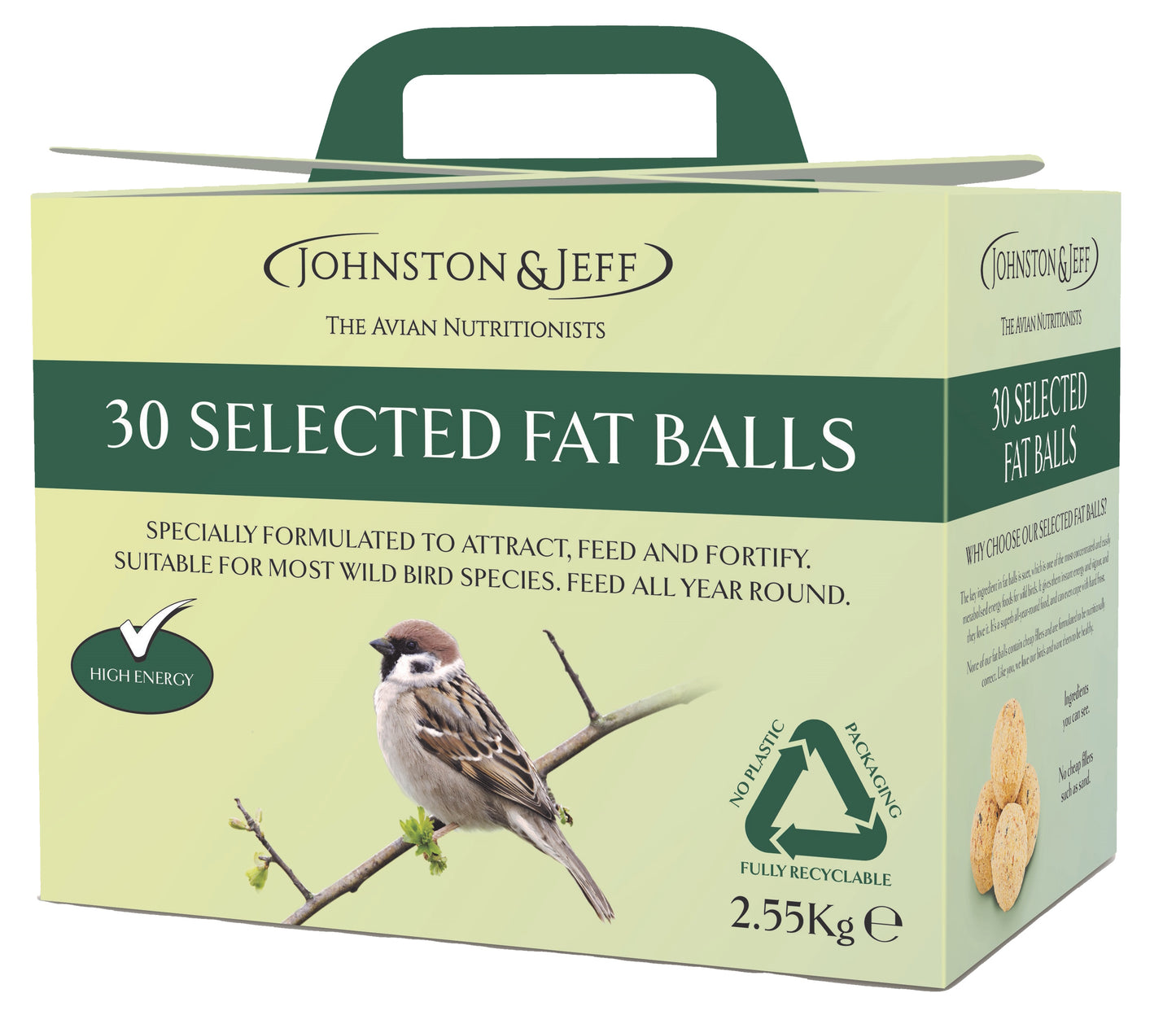 Johnston & Jeff Selected Fat Balls Wild Bird Food Box Of 30