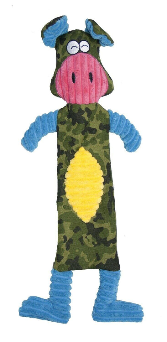 Camo Buddy Crinkle Soft Dog Toy