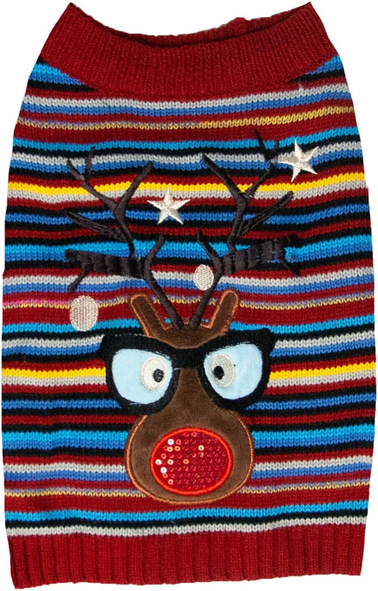 Dog Life Flashing Reindeer Jumper XXL 58cm
