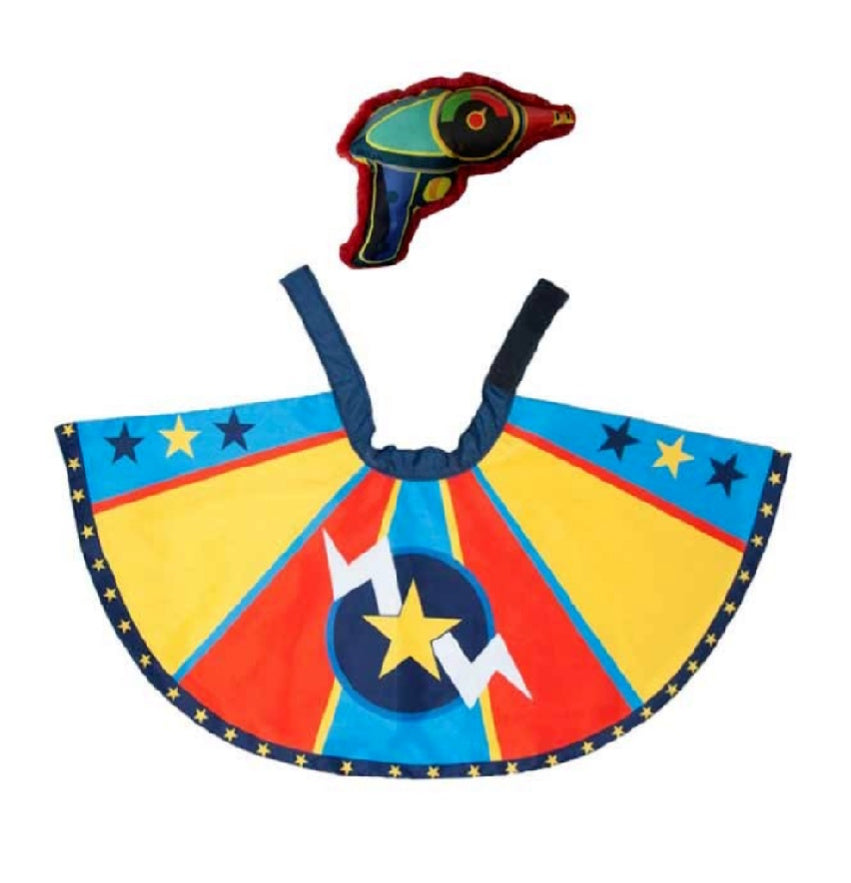 Dog Life Super Hero Cape & Blaster Dog Costume M/L