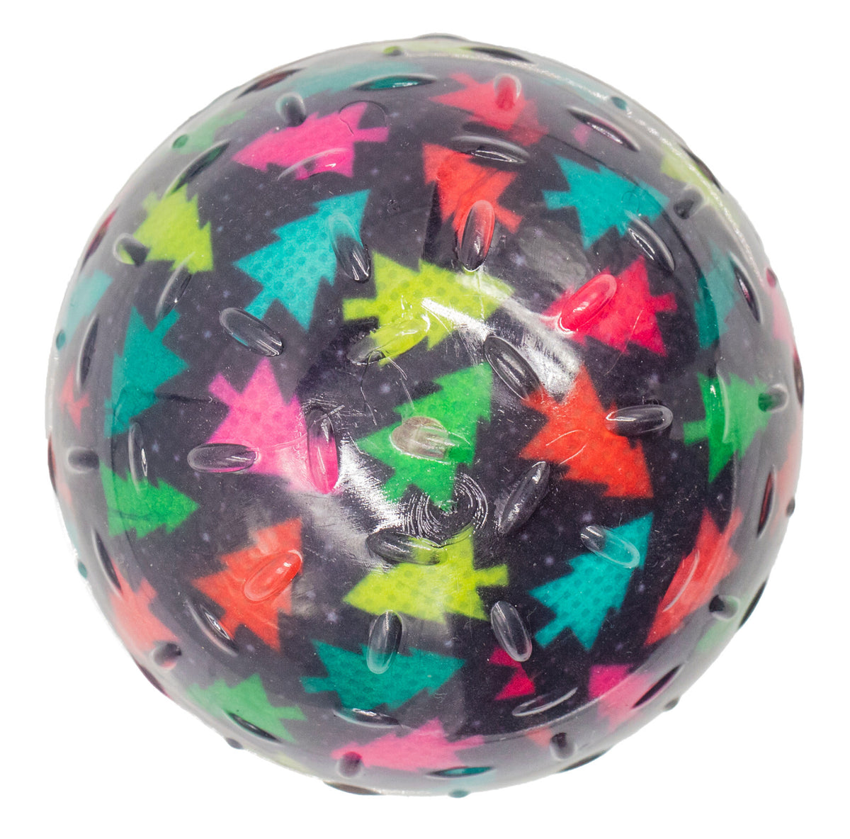 Dog Life Festive TPR Dog Ball 8cm Assorted Design