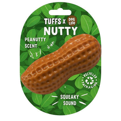 Tuffs Tpr Nutty Peanut Squeaky Toy Small