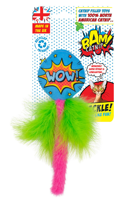 BAM! Catnip Crackle Tail Cat Toy
