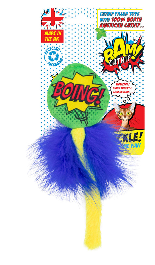 BAM! Catnip Crackle Tail Cat Toy