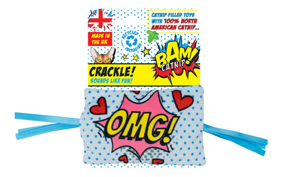 BAM! Catnip Crackle Pillow Cat Toy