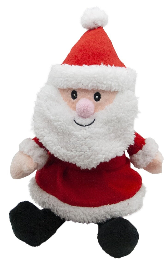 Dog Life Super Plush Squeaky Santa Plush Dog Toy
