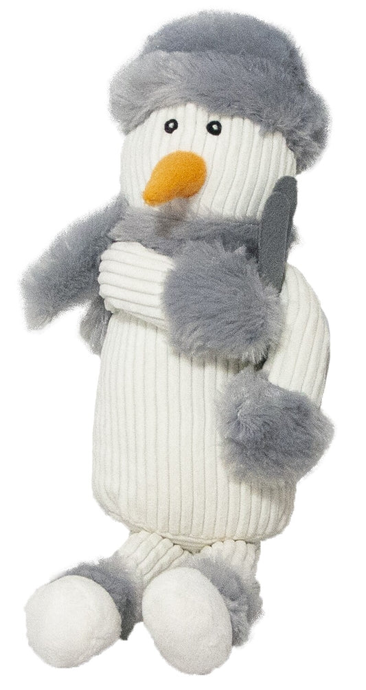 Sotnos Ski Snowman Soft Plush Dog Toy