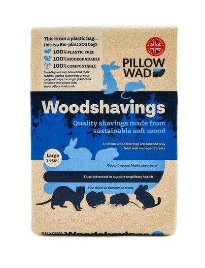 Pillow Wad Bio Large Wood Shavings 3.6kg