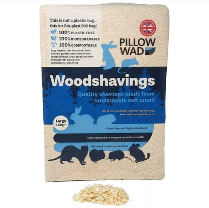 Pillow Wad Bio Large Wood Shavings 3.6kg
