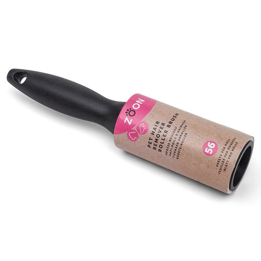 Zoon Pet Hair Remover Roller Brush – 56 Sticky Sheets Lint & Fur Remover