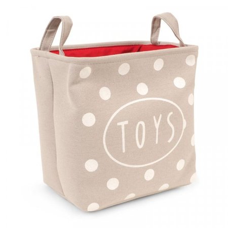 Zoon Toy Tidy Polka Toy Basket 35 x 25 x 35cm