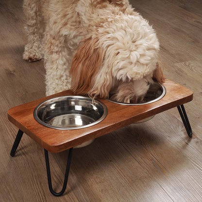 Zoon Double Diner Pet Food & Water Dish Station