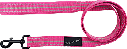 Hem & Boo Sports Lead Pink M/L 120cm x 1"