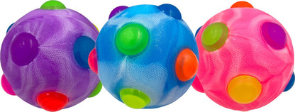 1x Hem & Boo Flashing Nobbly Ball 10cm