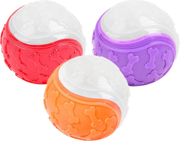 1x Hem & Boo Glow In The Dark Tpr Ball 6.3cm Assorted Colours