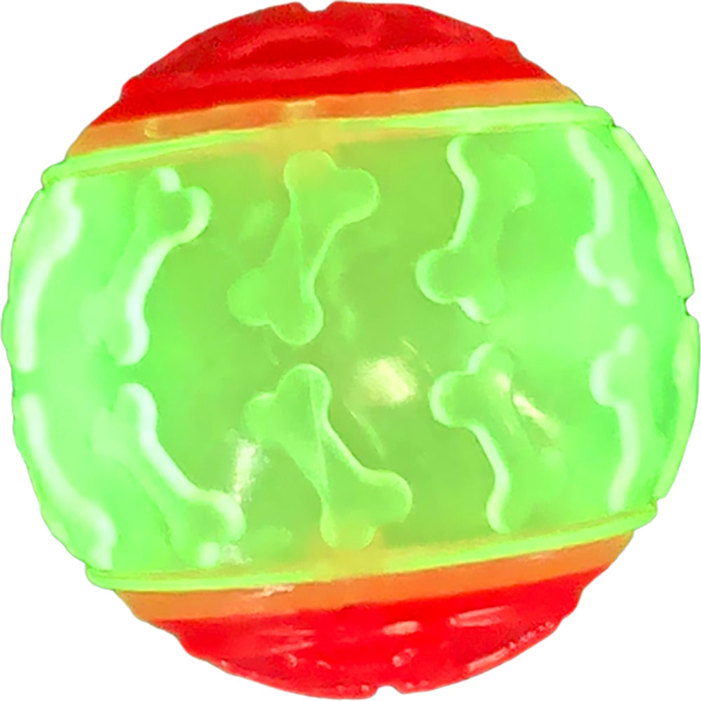 1x Hem & Boo Glow In The Dark Tpr Ball 6.3cm Assorted Colours