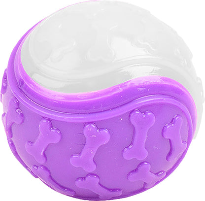 1x Hem & Boo Glow In The Dark Tpr Ball 6.3cm Assorted Colours