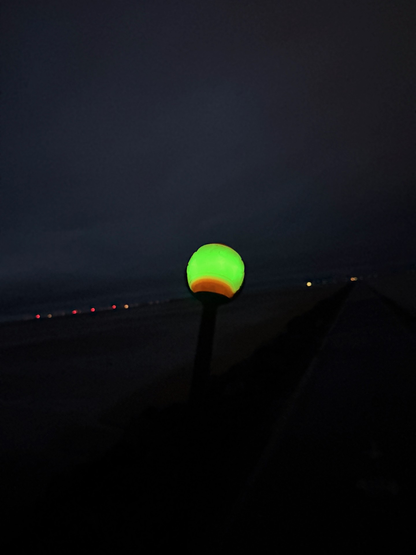 1x Hem & Boo Glow In The Dark Tpr Ball 6.3cm Assorted Colours