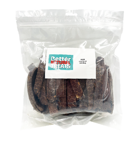 Better Natural Treats Liver Strips Dog Treats 1kg