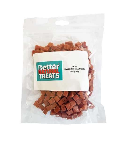 Better Natural Treats Rabbit Training Dog Treats 300g Value Bag