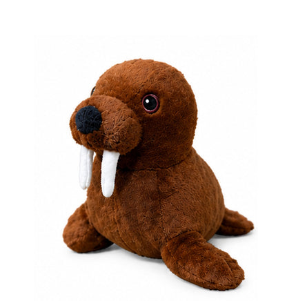 Hem & Boo Winter Toy Walrus Soft Squeaky Dog Toy