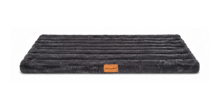 Hem & Boo Superplush Dog Mat Grey S 75 x 50 x 4cm