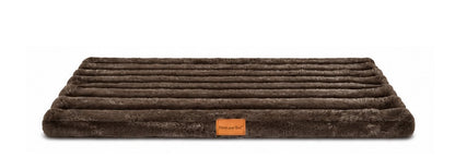 Hem & Boo Superplush Dog Mat Brown S 75 x 50 x 4cm