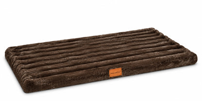 Hem & Boo Superplush Dog Mat Brown S 75 x 50 x 4cm