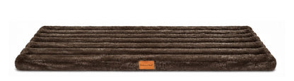 Hem & Boo Superplush Dog Mat Brown L 105 x 70 x 4cm