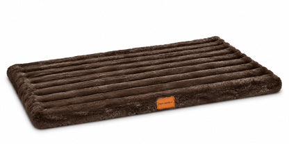 Hem & Boo Superplush Dog Mat Brown XL 120 x 75 x 4cm