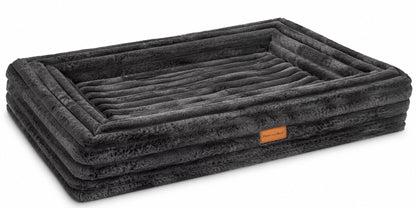 Hem & Boo Premium Orthopaedic Memory Foam Rectangular Grey Bed 93 x 70 x 20cm