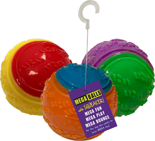 Hem & Boo Tpr Squeaker Ball 2.5" Assorted Colours
