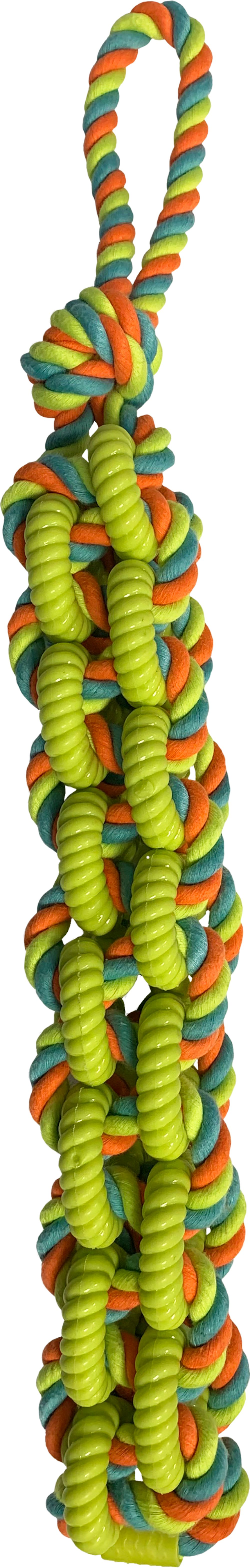 Hem & Boo Extra Heavy Rope Block With Interwoven Tpr Assorted Colours