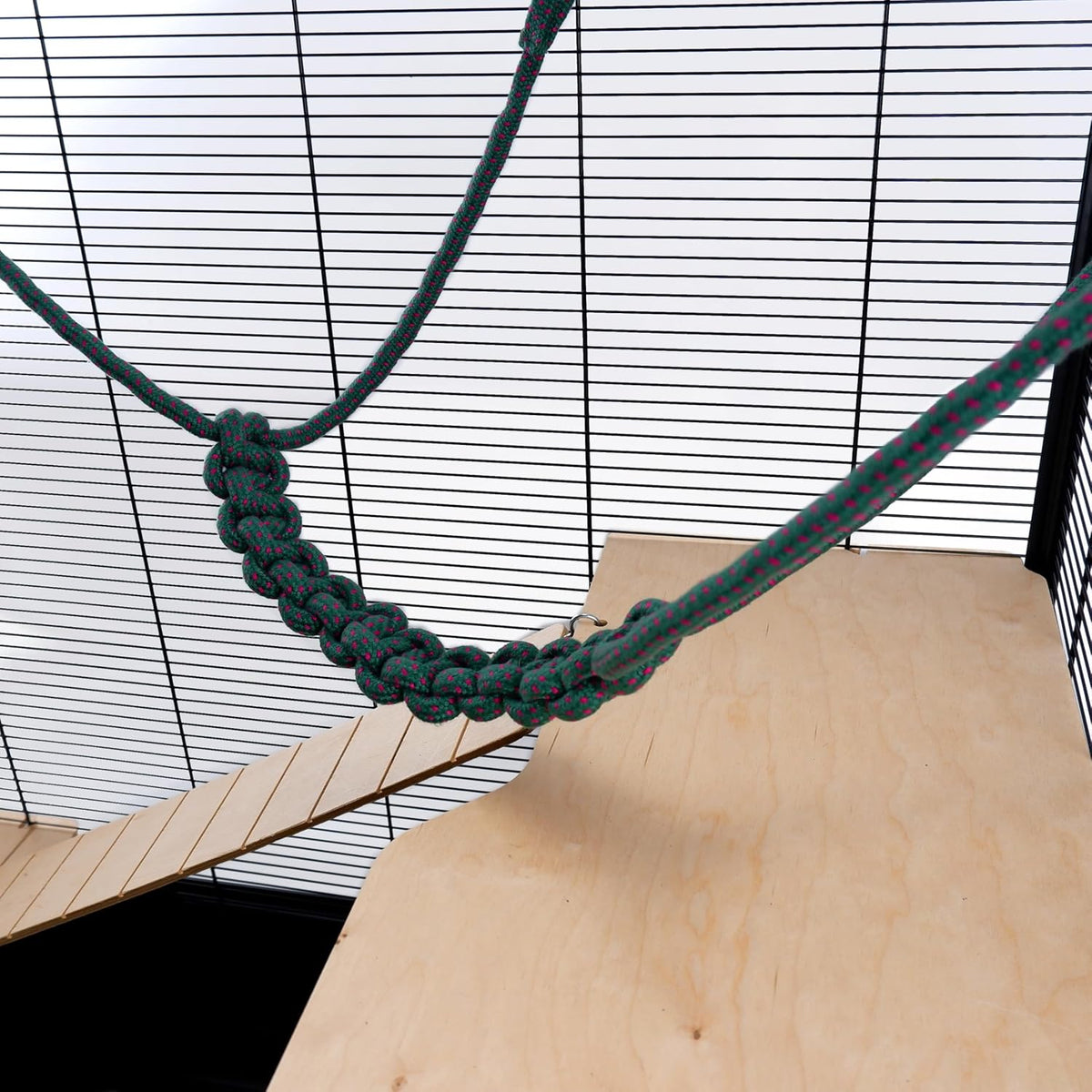 Little Friends Small Animal Rope Bridge Green