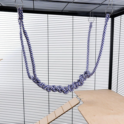 Little Friends Small Animal Rope Bridge Blue